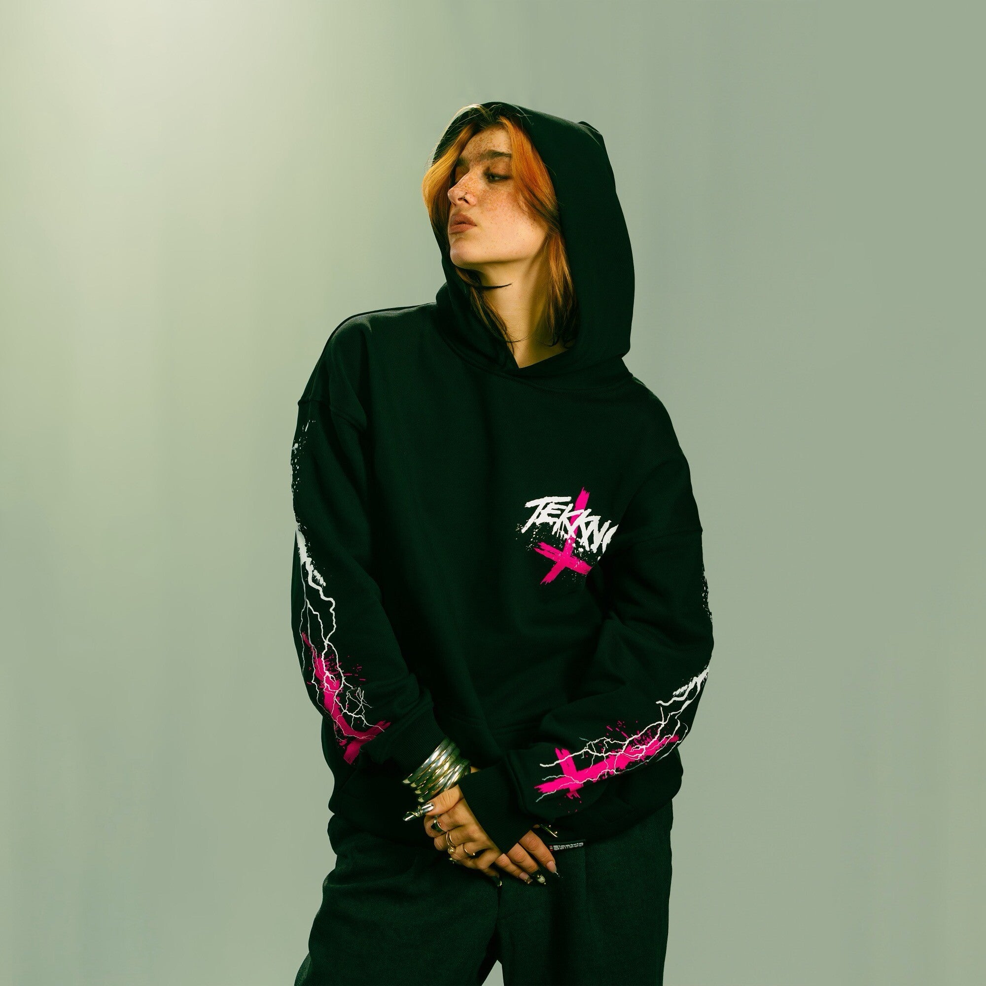 Electric Callboy Tekkno Cross Hoodie 348945