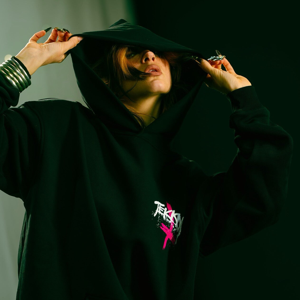 Electric Callboy Tekkno Cross Hoodie 348957