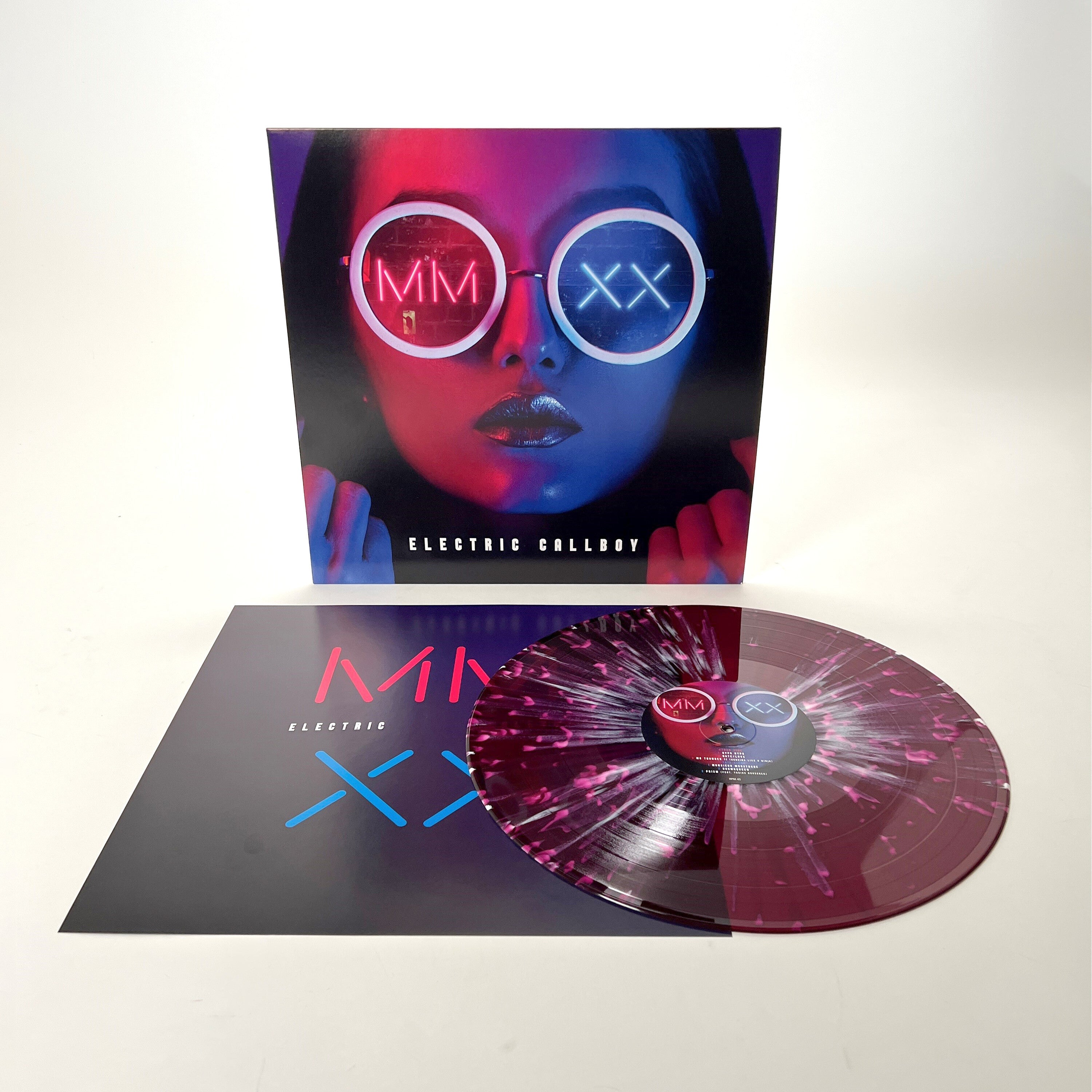 Electric Callboy MMXX - EP (Re-issue 2023) Ltd. transp. magenta-white splattered LP 338609