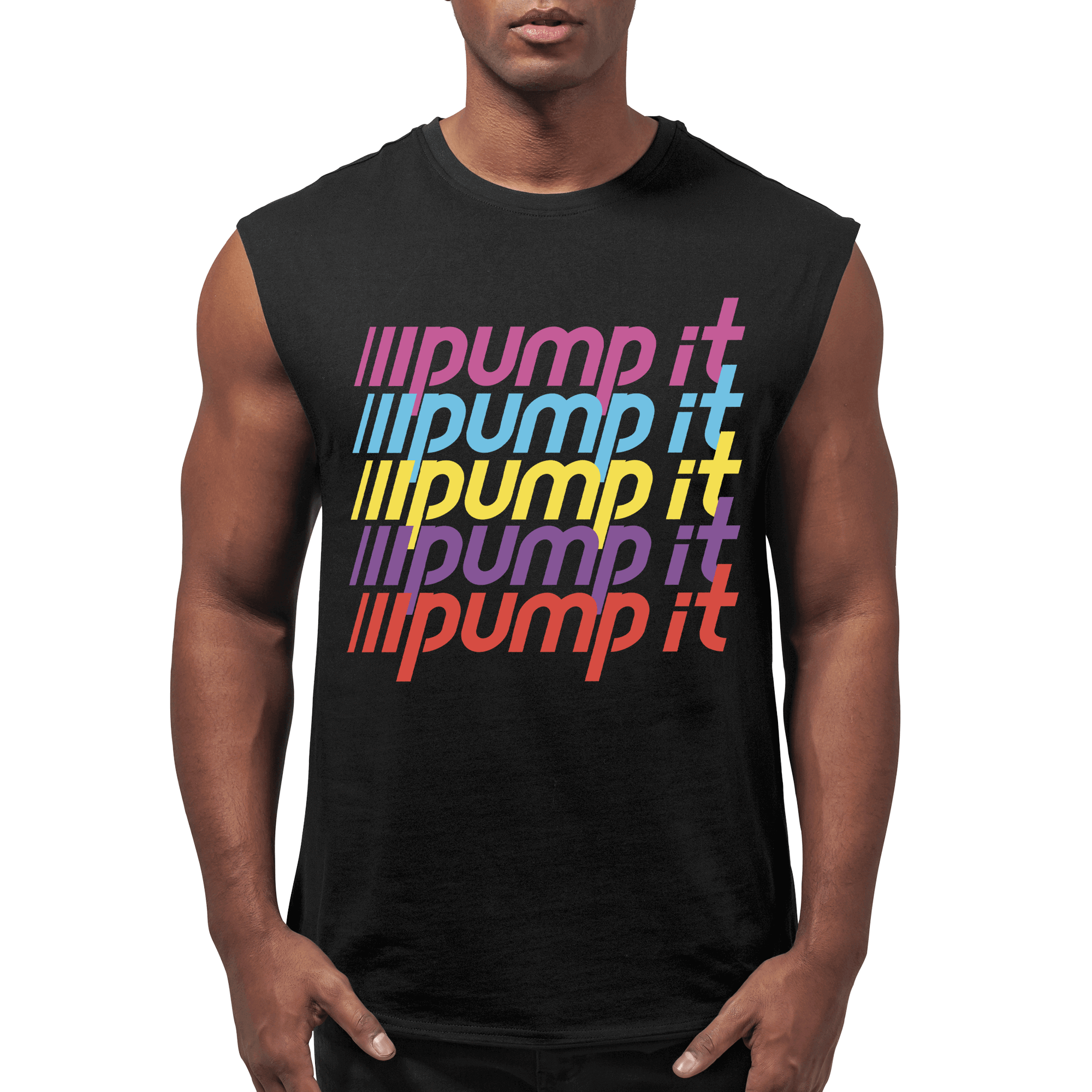 Electric Callboy Pump It 2.0 Multi Color Muscle Shirt 351901