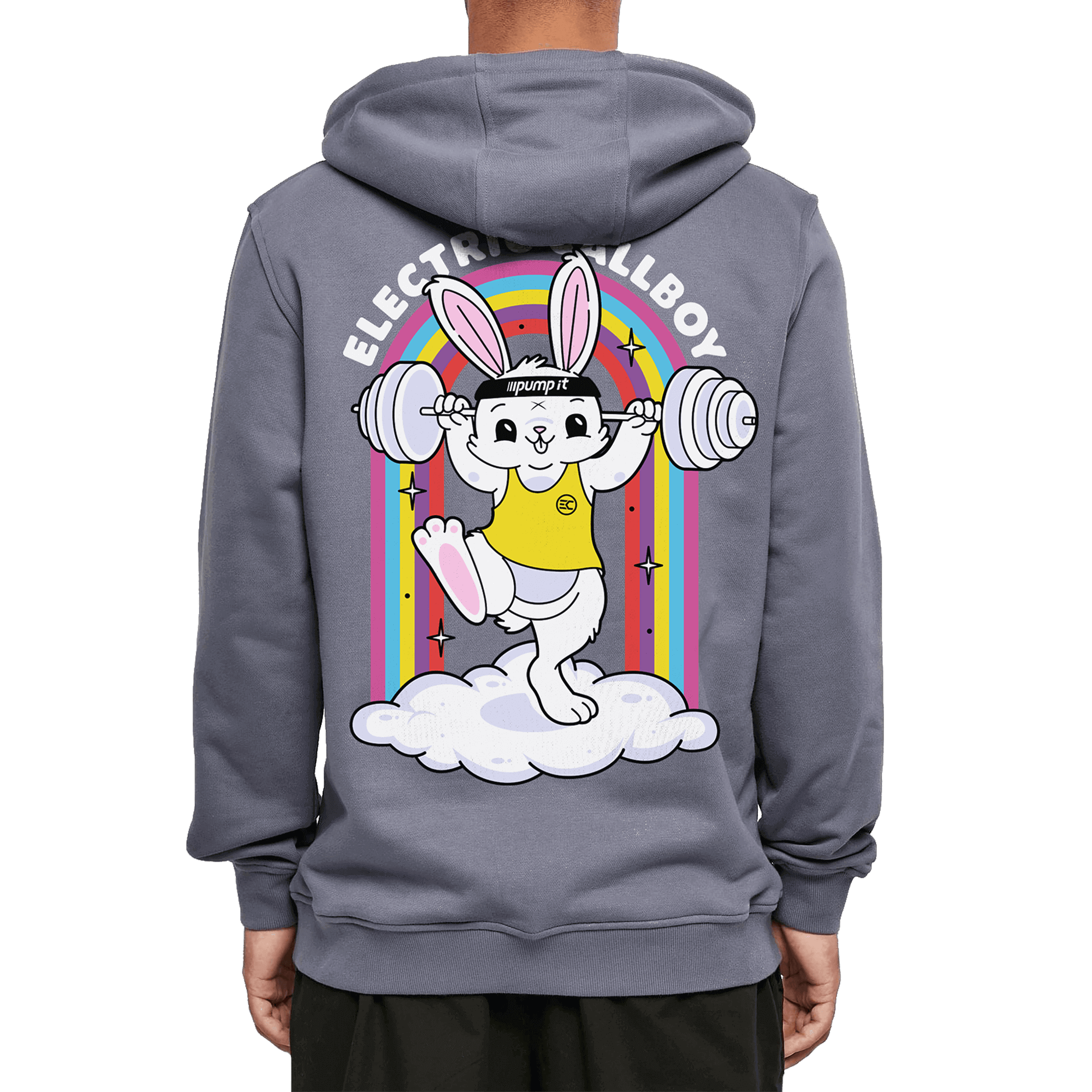 ELECTRICCALLBOY　pump IT Bunny パーカー　白　XL Electric Callboy - Pump It Bunny - Hoodie | Impericon