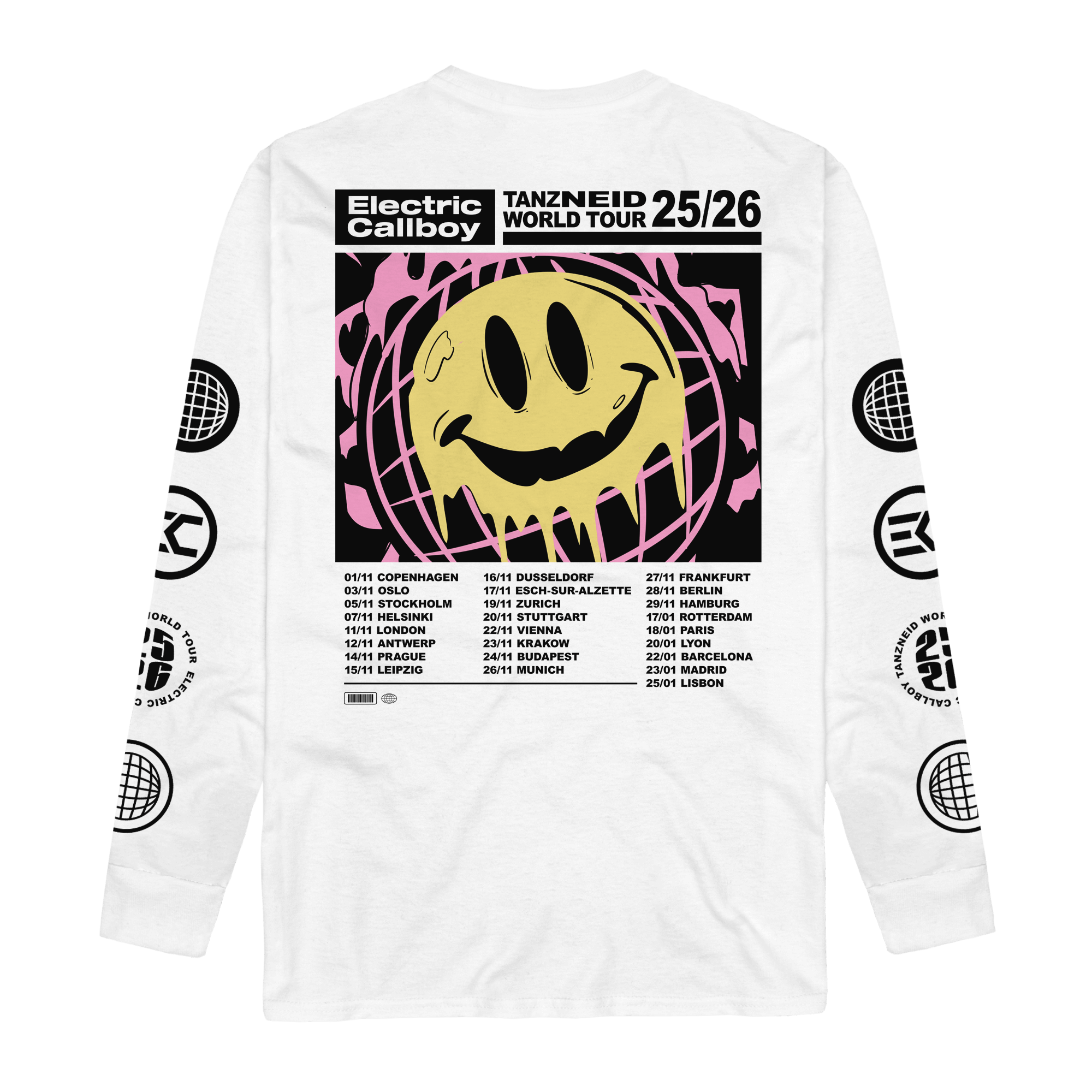 Electric Callboy TANZNEID Tour Smile Longsleeves 422456