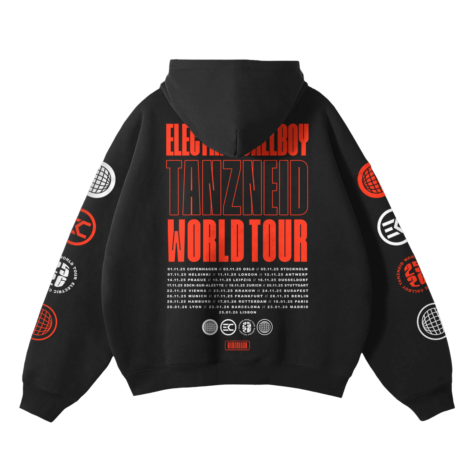 Electric Callboy TANZNEID Tour Type Hoodies 422446