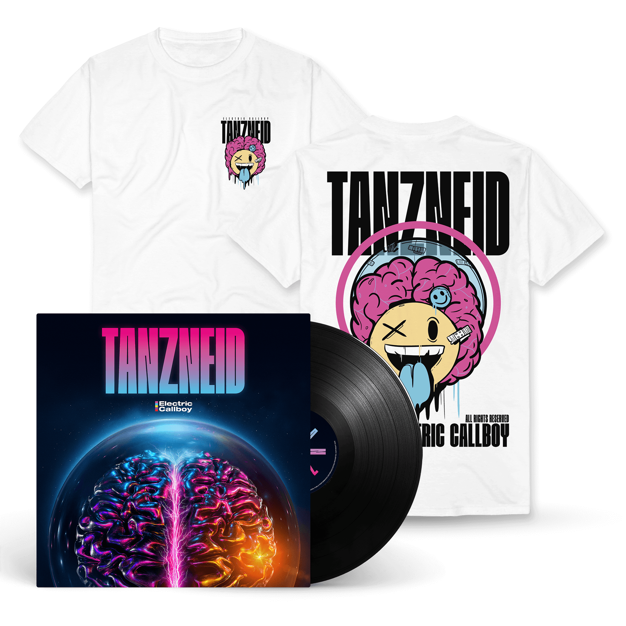 Electric Callboy TANZNEID Black LP + T-Shirt white 442229
