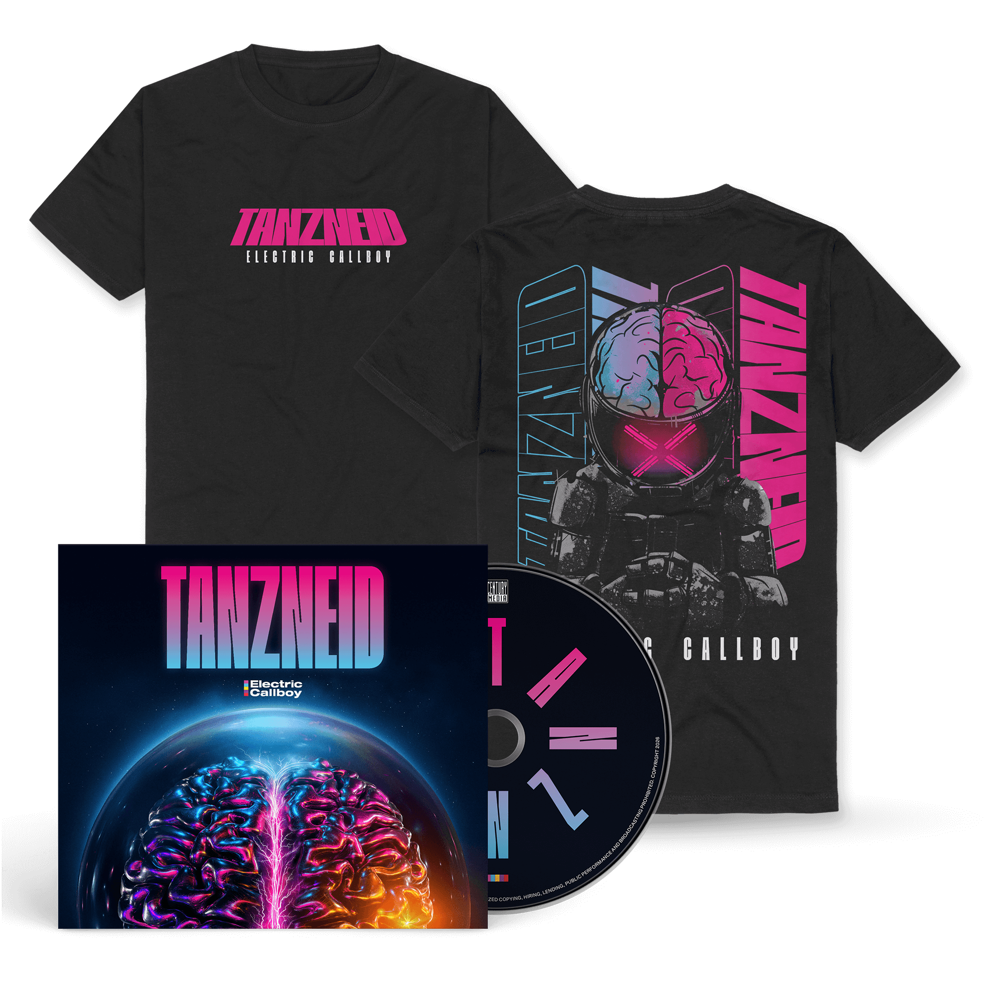 Electric Callboy TANZNEID Special Edition CD Digipak + T-Shirt black 442227