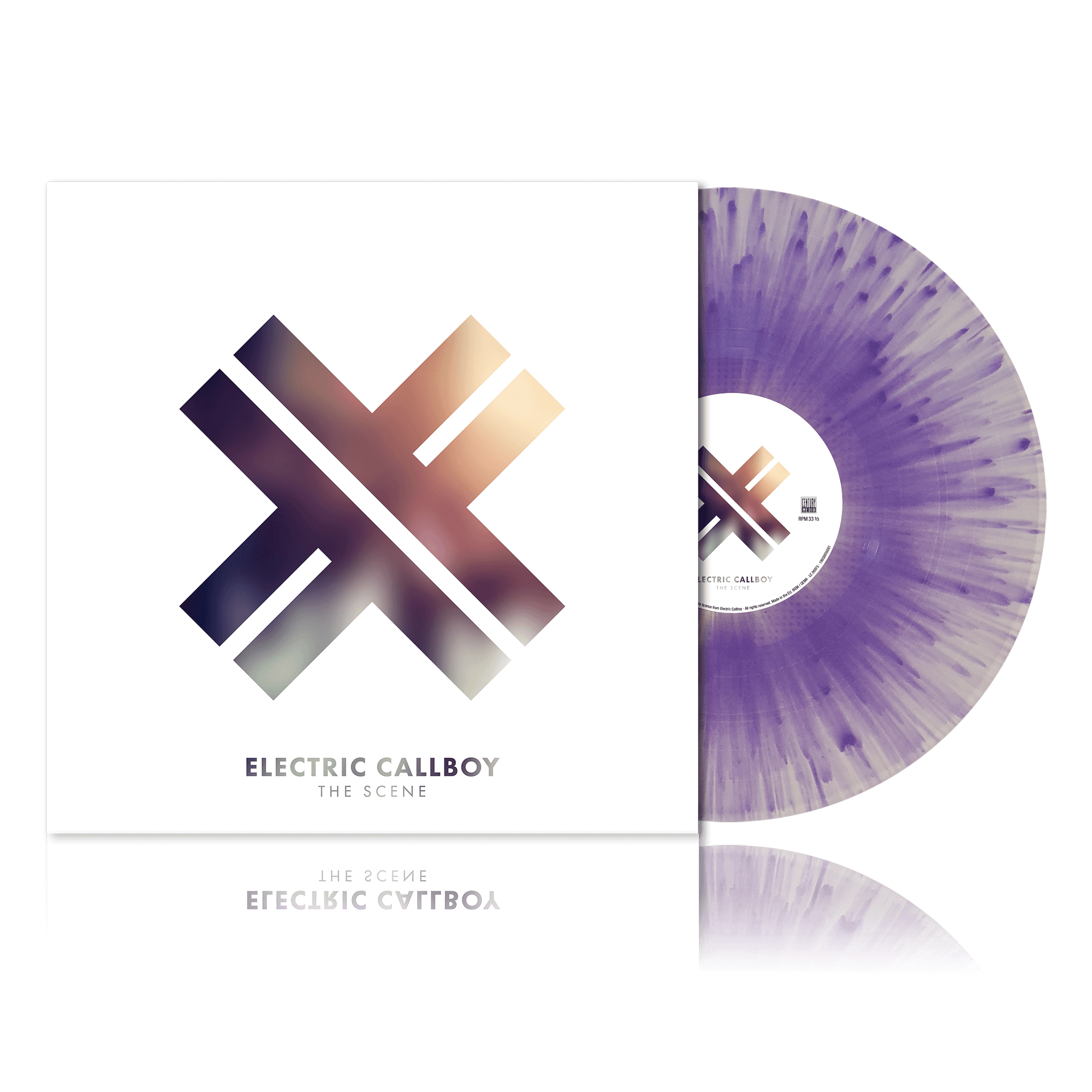 Electric Callboy The Scene (Re-issue 2023) Ltd. clear-purple splattered LP 338313